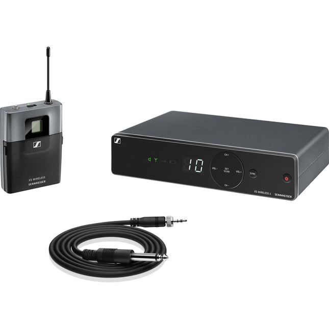 Sennheiser XSW 1 CI1-A UHF Sistema de Instrumento 548-572 MHz 10 Canales Incluye Alimentador y Baterías