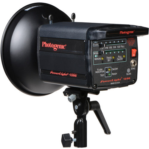 Photogenic PL1250 Monolight 500W/s Luz Estroboscópica UV 7.5" Reflector