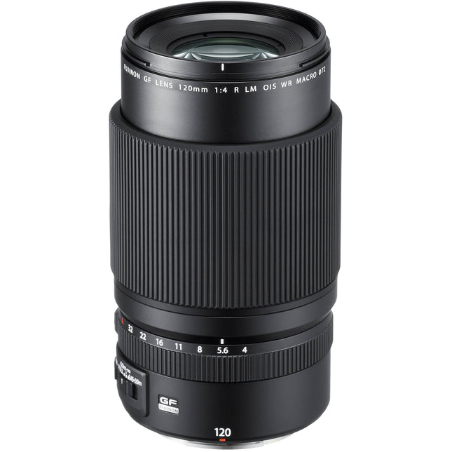 FUJIFILM GF 120mm f4 Macro R LM OIS WR Objetivo Medio Formato 95mm estabilizador óptico