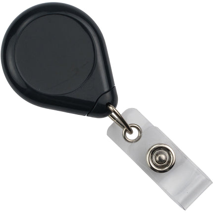BRADY PEOPLE ID Porta Credenciales Premium con Correa 34" Retráctil 25 Unidades Negro