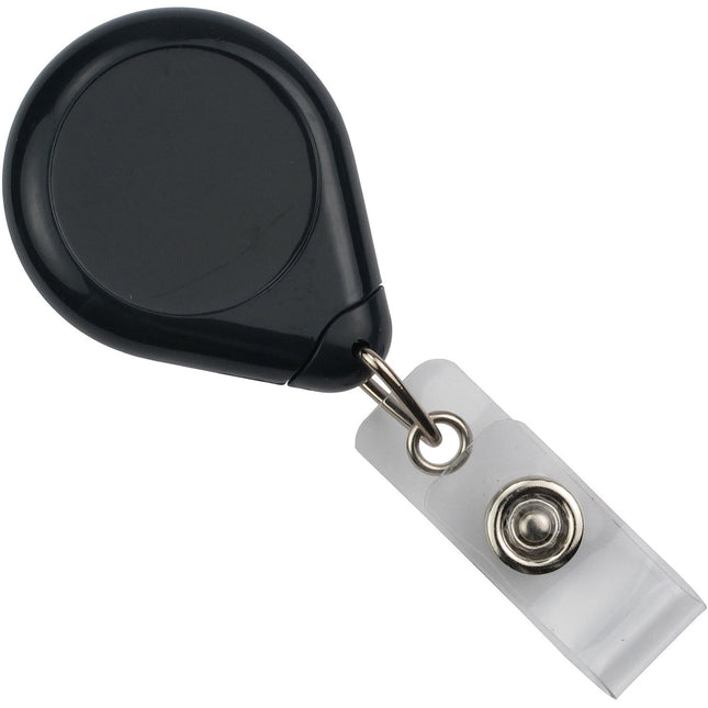 BRADY PEOPLE ID Porta Credenciales Premium con Correa 34" Retráctil 25 Unidades Negro