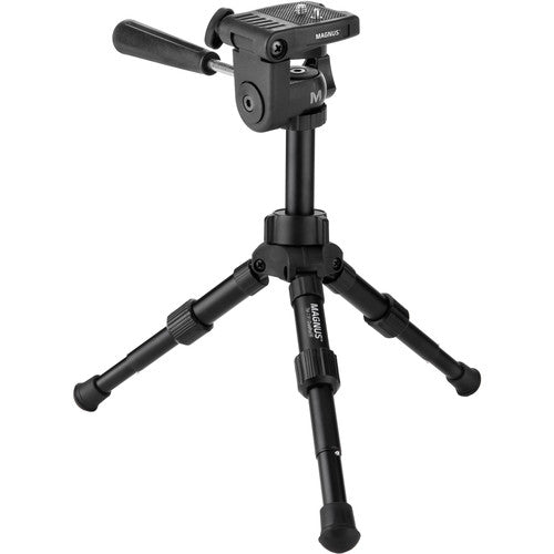 Magnus TM-11P Mini Trípode DuraPod Altura Máx 11.6 Pulgadas Capacidad 2.2 lb con Cabezal 3 Vías y Bolsa