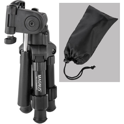 Magnus TM-11P Mini Trípode DuraPod Altura Máx 11.6 Pulgadas Capacidad 2.2 lb con Cabezal 3 Vías y Bolsa