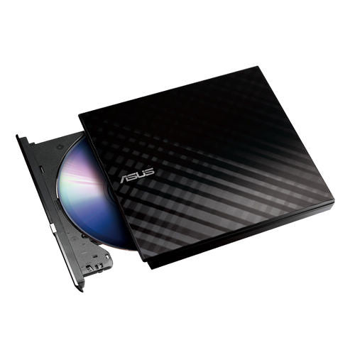 ASUS SDRW-08D2S-U/B Unidad Óptica Externa DVD+RW 8X USB 2.0 Slim Negra