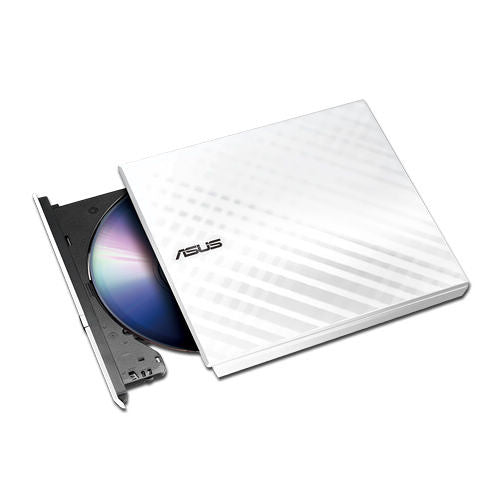ASUS SDRW-08D2S-U/W unidad óptica externa DVD+RW 8X 24X USB blanca