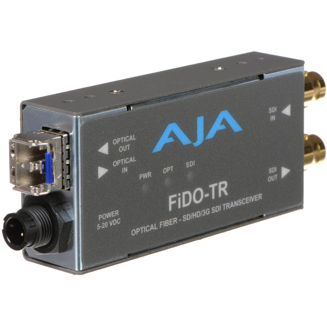 AJA FiDO Transceptor de Fibra Optical Single-Channel 3G-SDI 1080p 2 5W