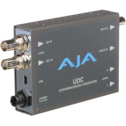 AJA UDC Convertidor SD HD 3G 1080p 50 60fps Audio 16 canales