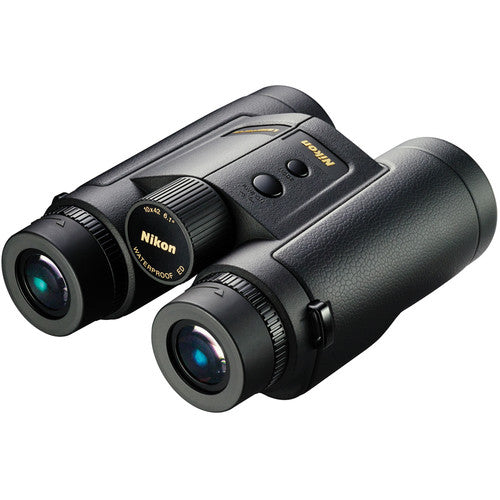 Nikon 10x42 LaserForce Prismáticos con Medidor de Distancia 10-1900 Yardas