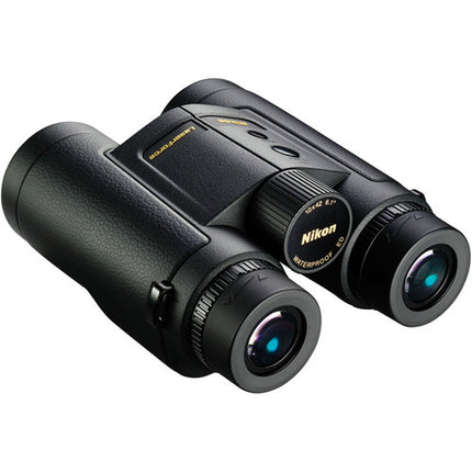Nikon 10x42 LaserForce Prismáticos con Medidor de Distancia 10-1900 Yardas
