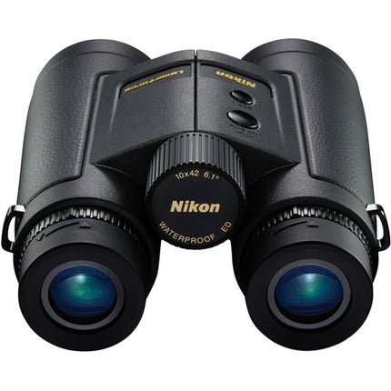 Nikon 10x42 LaserForce Prismáticos con Medidor de Distancia 10-1900 Yardas