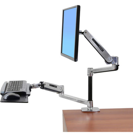 Ergotron LX HD Brazo de Escritorio Ajustable para Pantallas hasta 49" 14-30 lb VESA 75x75 a 200x200 mm