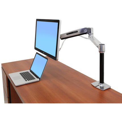 Ergotron LX HD Brazo de Escritorio Ajustable para Pantallas hasta 49" 14-30 lb VESA 75x75 a 200x200 mm