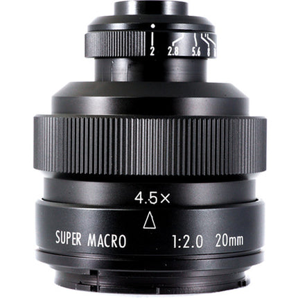 Mitakon Zhongyi 20mm f/2 Lente Super Macro 4.5x para Pentax K