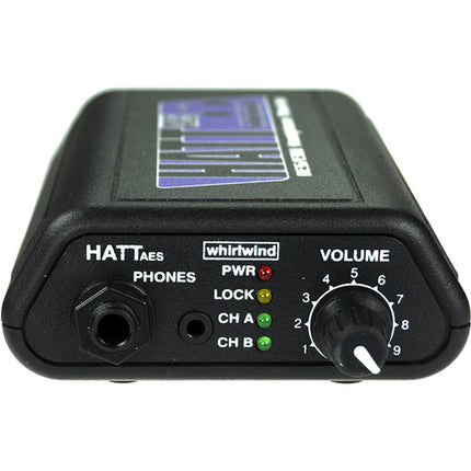 Whirlwind HATT-AES Amplificador Activo para Auriculares de Mesa con Fuente 6 VDC