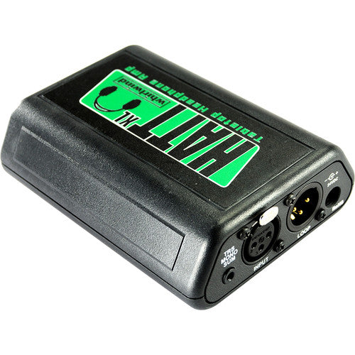 Whirlwind HATTXL amplificador mono para auriculares 8 a 600 Ohm con control de volumen y alimentación 24 VDC