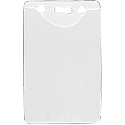 BRADY PEOPLE ID Porta Gafete Vinilo Transparente Vertical 2.3 x 3.38 Pulgadas 100 Unidades