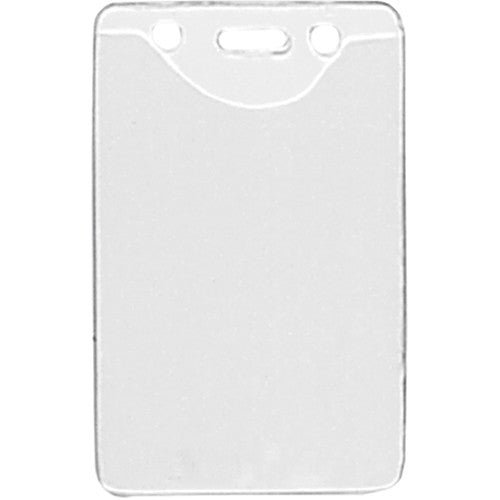 BRADY PEOPLE ID Porta Gafete Vinilo Transparente Vertical 2.3 x 3.38 Pulgadas 100 Unidades