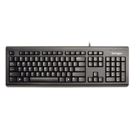 Kensington Keyboard for Life teclado USB resistente a líquidos diseño delgado y elegante