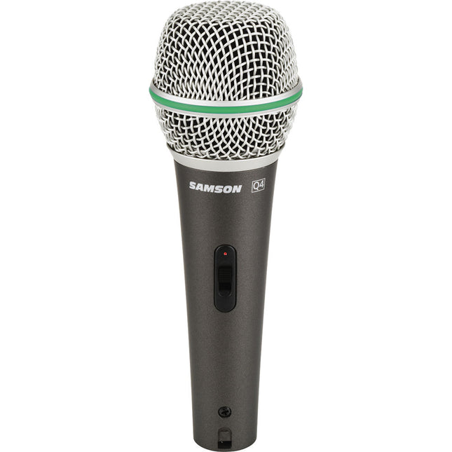 Samson Q4 Micrófono Dinámico con Interruptor 50 Hz-15 kHz y Cable XLR 18'