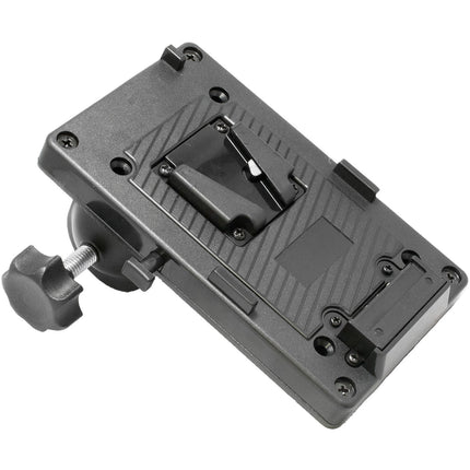 CINEGEARS Placa de Batería V-Mount con Abrazadera Universal y Salida D-Tap