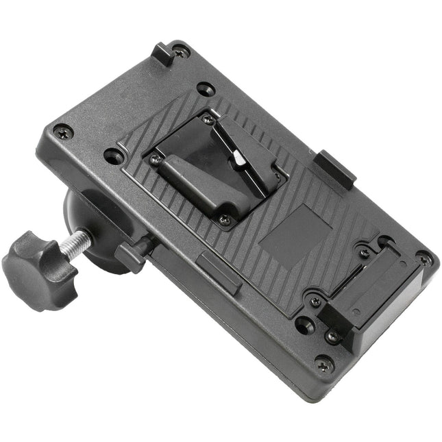 CINEGEARS Placa de Batería V-Mount con Abrazadera Universal y Salida D-Tap
