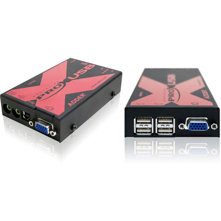 Adder AdderLink X-USB PRO Extensor KVM USB VGA 1920x1080 300 m incluido