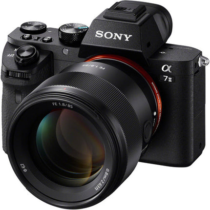 Sony FE 85mm f/1.8 Lente E-Mount Formato Completo Apertura f/1.8 a f/22