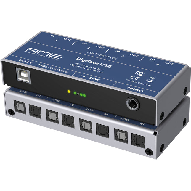 RME Digiface USB Interfaz de Audio Óptica 66 Canales 192 kHz 24 Bit