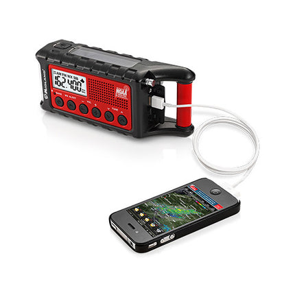 Midland ER310 Radio de Emergencia con Alerta Climática 130 Lúmenes y Batería 2600mAh
