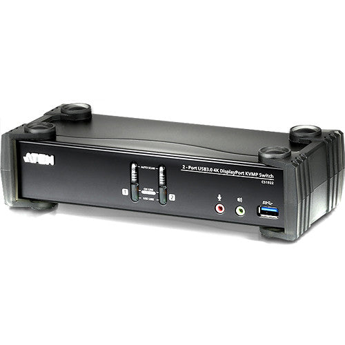 ATEN Switch KVMP 2 Puertos USB 3.1 Gen 1 DisplayPort 4K Garantía 2 Años