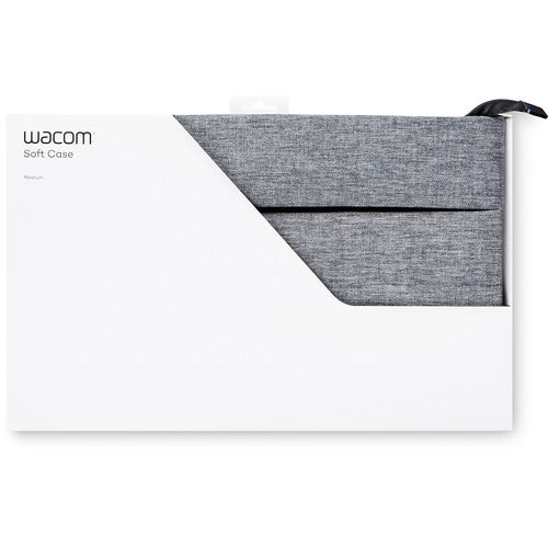 Wacom Soft Case Estuche Mediano Impermeable con Acolchado y Compartimentos