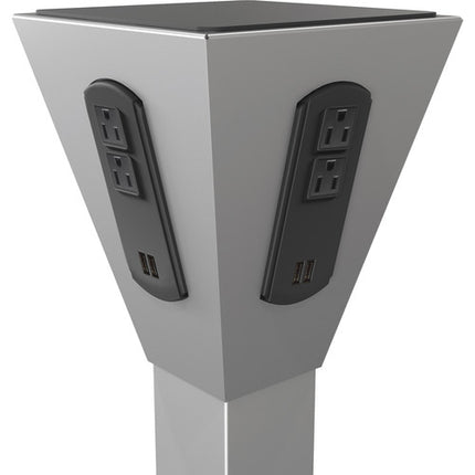 Balt MOOREPOWER TOWER regleta con 8 tomas y 8 puertos USB-A 13.5 pies cable