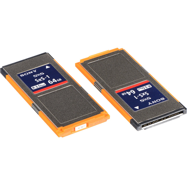 Sony 64GB SxS-1 G1C Tarjeta de Memoria 440 MBs Lectura 200 MBs Escritura 2-Pack