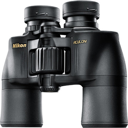 Nikon 8x42 Aculon A211 Binoculares con Lentes Asféricos y Funda Negra