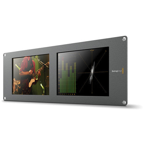 Blackmagic Design SmartScope Duo 4K Monitor Profesional Dual 6G-SDI 3U Rack