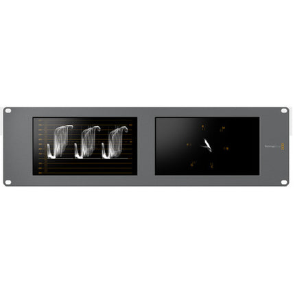Blackmagic Design SmartScope Duo 4K Monitor Profesional Dual 6G-SDI 3U Rack