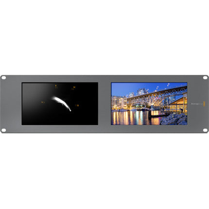 Blackmagic Design SmartScope Duo 4K Monitor Profesional Dual 6G-SDI 3U Rack