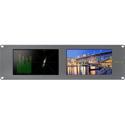 Blackmagic Design SmartScope Duo 4K Monitor Profesional Dual 6G-SDI 3U Rack