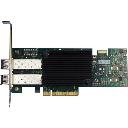 ATTO Technology Celerity FC-162P Adaptador Canal de Fibra Dual 16 Gb/s PCIe 3.0