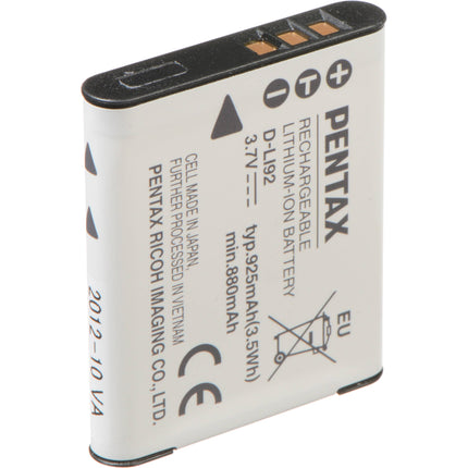 Batería Recargable Li-Ion Pentax D-LI92 para Cámara Digital X70 1 Año Garantía