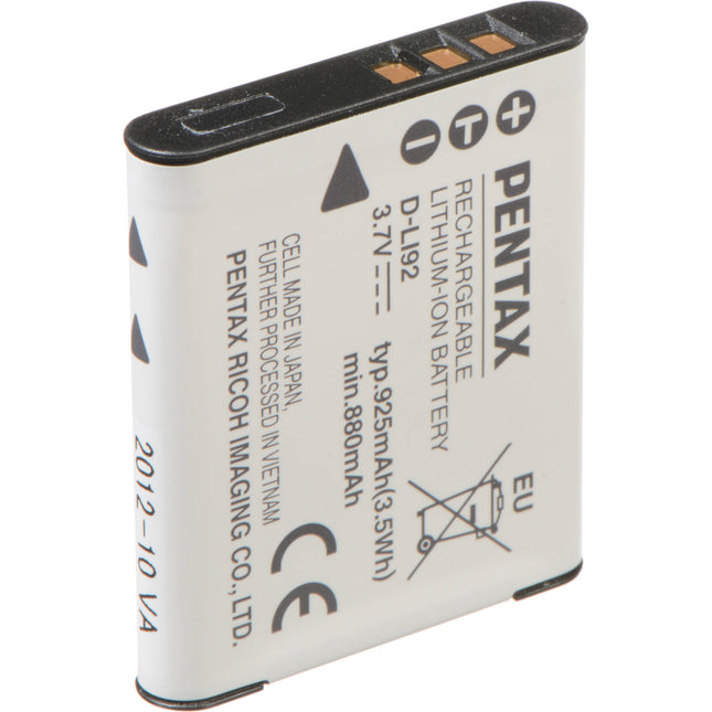 Batería Recargable Li-Ion Pentax D-LI92 para Cámara Digital X70 1 Año Garantía