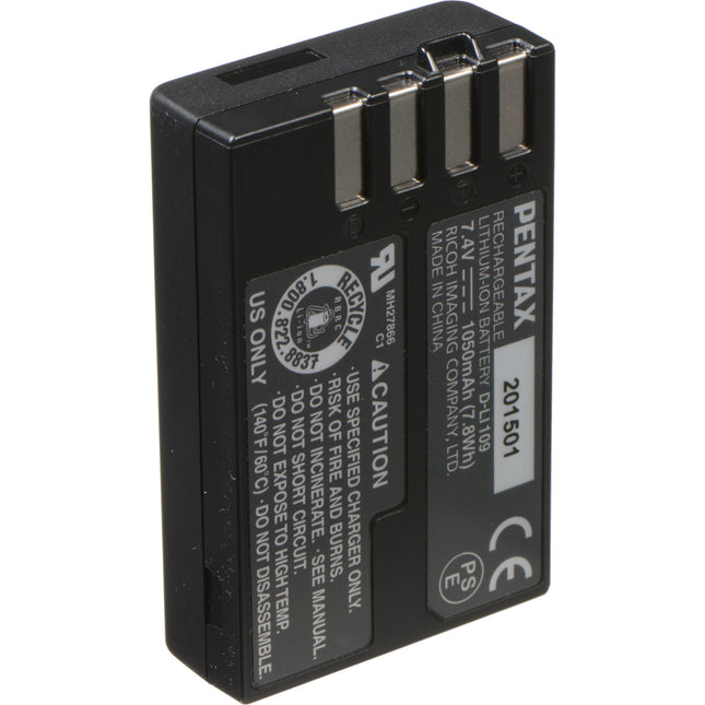 Batería Recargable Li-Ion D-Li109 para Cámara Réflex Digital Pentax KR