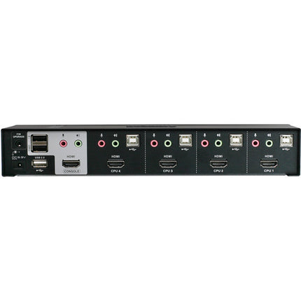 IOGEAR 4 Puertos HDMI Switch KVM con Adaptadores DisplayPort Resolución 1920x1200 Bundle