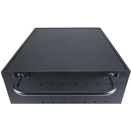 Luxor LLTM16-B-V2 Estación de Carga para 16 Tablets y Chromebooks con Cerradura y Ruedas