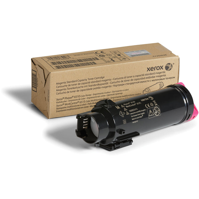 Xerox 106R03474 Cartucho de impresión magenta capacidad estándar 1000 páginas para Phaser 6510 y WorkCentre 6515