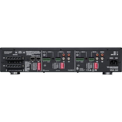 JBL VMA260 Mezclador Amplificador Bluetooth 60W 8 Entradas 2 Salidas Rackmount
