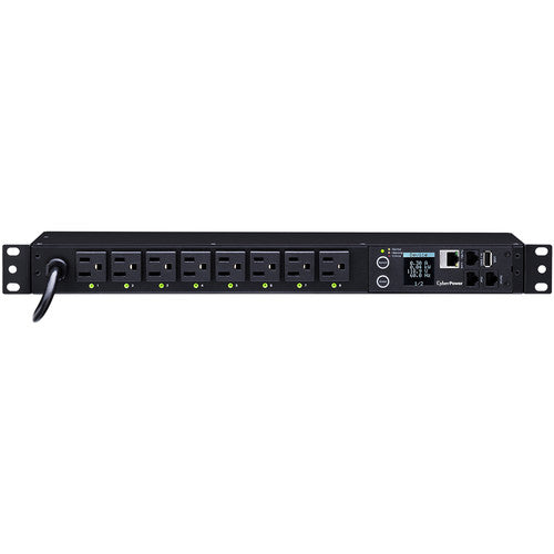 CyberPower PDU81001 unidad de distribución eléctrica con 8 tomas NEMA y monitoreo por salida