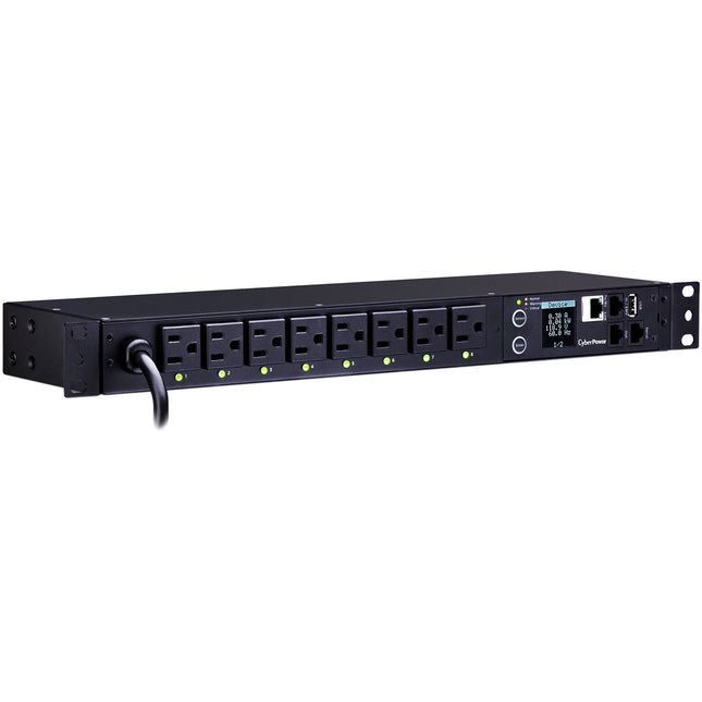 CyberPower PDU81001 unidad de distribución eléctrica con 8 tomas NEMA y monitoreo por salida