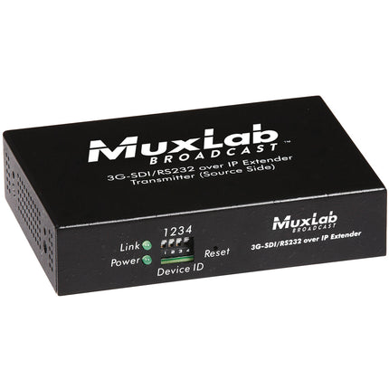 MuxLab Transmisor 3G-SDI sobre IP con alimentación PoE