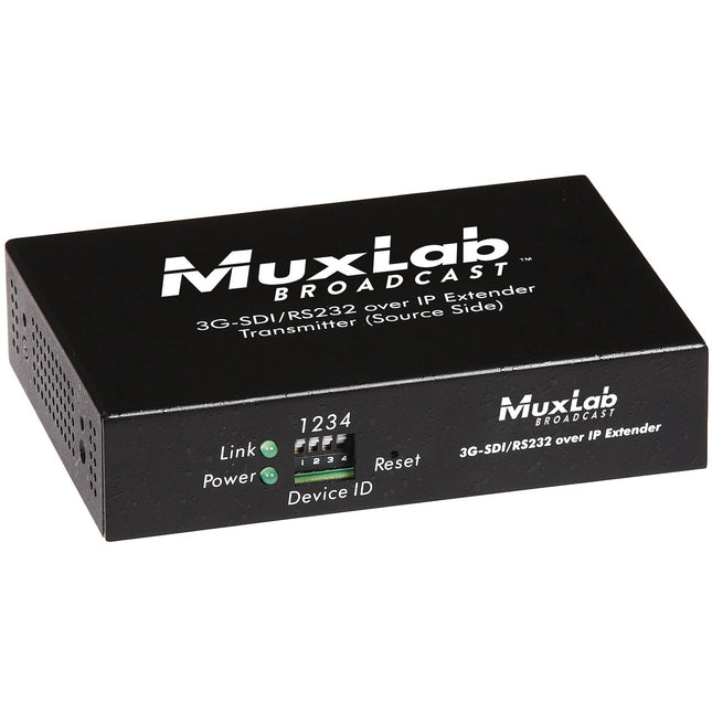 MuxLab Transmisor 3G-SDI sobre IP con alimentación PoE